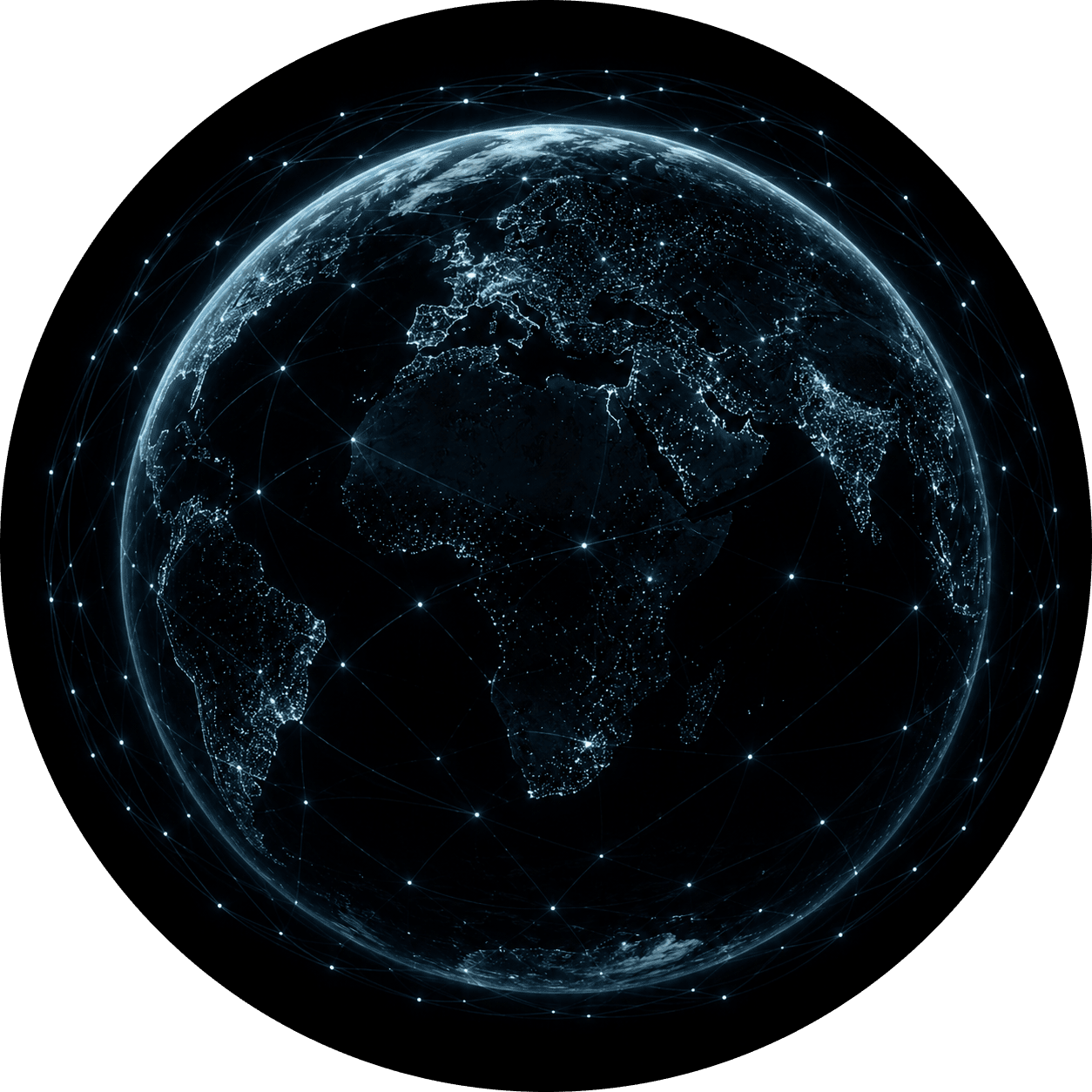 Global network visualization